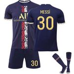 22-23 New Paris Soccer Jersey Set PSG Home Away Mbappé Neymar Kids Adults Football Jersey Boy Man Sportswear B