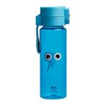 Tinc Tonkin Tribal Character design Flip and Clip lockable leak-proof water bottle with BPA free plastic - Blue Water Bottle - Blue, 500ml