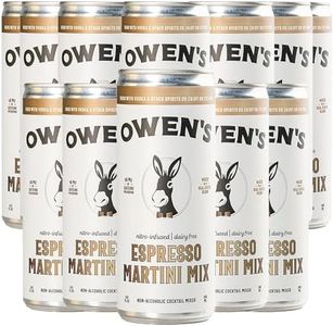 Owen’s Craft Mixers | Espresso Martini 12 Pack | Handcrafted in the USA with Premium Ingredients | Vegan & Gluten-Free Soda Mocktail and Cocktail Mixer