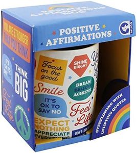 Ginger Fox - Positive Affirmations Tea or Coffee Mug, Perfect Thank You Gifts for Women and Men, Microwave and Dishwasher-Safe, Uplifting and Inspirational Mugs, Cute Gifts for Any Occasion, 14 fl oz