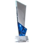 Creative Crystal Trophy 10.6" Engraved Glass Awards and Trophies Outstanding Employee Awards Awards The Annual Meeting Trophy Free Lettering (Color : A, Size : 27x8cm)