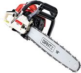 Giantz Chainsaw, 75cc Cordless Petrol Hand Power Chain Saw Home Garden Farm Tree Gear, with Cover Self Cooling Flywheel Auto-throttle Locking 18” Bar E-Start