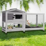 GUTINNEEN Rabbit Hutch Indoor with 