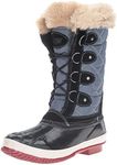 Khombu Women's Andie Snow Boot, Black, 6 M US