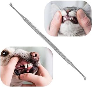 Dental Tooth Scaler Plaque Remover (Perfect for Cats and Dogs) - 6.5 Inch Double Headed Tarter Scraper Stainless Steel Teeth Cleaning Tools/Picks (6.5inch Scraper)