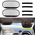 psler Sun Visor Extender - Car Visor Extender Sun Blocker Anti Glare Visor Car Sun Visor Extender Glare Guard Polarized Car Visor Extender Visor Extension 2 Pack for Car Visor for Short People