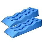 Navaris Caravan Levelling Ramps - Leveller Ramp Chocks for Motorhome, Van, Caravan, Trailer, Campervan - Wedge Blocks Levelling System for Wheels