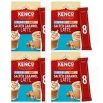 4 Packs Of Iced/Hot Salted Caramel Latte Coffee flavour (32 sachets in total)