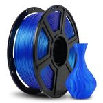 FLASHFORGE 3D Printer Filament Chameleon PLA Colour Changing Filament 1.75 mm, Changes Colour with Light and Angles, 1 kg Spool (2.2 lbs), Dimensional Accuracy +/- 0.02 mm (Skydiver Blue)