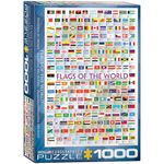 Eurographics 6000-0128 Flags of The World 1000-Piece Puzzle