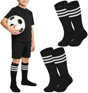Kids Soccer Socks Athletic Knee High Toddler Baseball and Football Socks