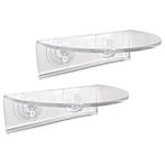 Window Garden Veg Ledge Suction Cup Window Shelf – Create an Indoor Garden, Hold Your Planter Pots, Seed Starter, Figurines on Your Window. Grow Herbs, Microgreens, Succulents, Sleek (2 Pack)