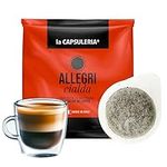 ALLEGRI coffee - espresso (100 Paper Pods) ESE 44mm System - (La Capsuleria)