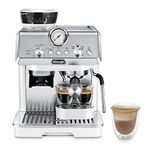 De'Longhi La Specialista Arte EC9155.W, Barista Pump Espresso Machine, Bean to Cup Coffee and Cappuccino Maker, 8 Grinding Settings, MyLatte Art Frothing Wand, 1550W, White