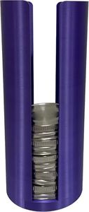 DAM Merch Mason Jar Lid Stack Organizer (Purple, Wide Mouth - Cap/Ring XT)