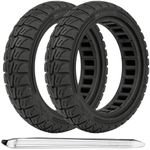 TOUBEUU Solid Tires 8.5x2 Inches for Electric Scooter, 50/75-6.1 Off-Road Replacement Wheels, Rubber Tyre 8-1/2'' for Gotrax GXL V2/XR/APEX & Xiaomi M365/M365 Pro/Pro 2/1S and All 8.5'' Scooter (2PCS)