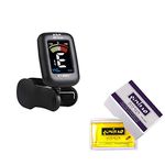 Eno Music Violin Viola Tuner and Rosin Kit for Violinist Beginners' Kit with Clip on Tuner Suitable for Viola, Cello, Bass