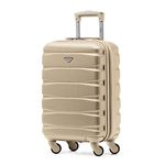 Flight Knight Lightweight 4 Wheel ABS Hard Case Suitcases Cabin Carry On Hand Luggage Approved for Over 100 Airlines Including easyJet, British Airways, RyanAir, Virgin Atlantic, Emirates & Many More