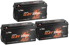 LiTime 3-Pack 12V 230Ah Bluetooth L
