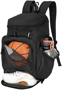 LARIPOP Basketball Backpack Large Sports Bag, Gym Bag with Ball Compartment and Shoe Compartment to Store Sports Shoes Water Bottles Laptops and Daily Necessities, Widely Used in Basketball, Soccer