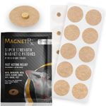 MagnetRX® Magnetic Acupressure Patches - 3,500 Gauss Ultra Strength Healing Magnets for The Body - Acupressure Magnets Patch | 20 Pack