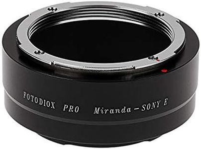 Fotodiox Pro Lens Mount Adapter Compatible with Miranda (Mir) Lenses on Sony E-Mount Cameras