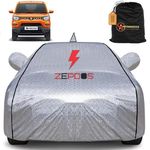 Zepdos Maruti Suzuki Spresso Car Cover, Waterproof and Heat Resistant Outdoor Indoor Protection car Body Cover with Mirror and Antenna Pocket and Free Bag, Dust Proof Car Cover Spresso