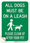 All Pets Must Be On A Leash Please 