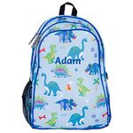 Personalised Children's Backpacks | Personalised Wildkin Backpack with Side Pocket | Personalised Kids Backpacks | Personalised Back-to-School Bags … (Dinosaur)