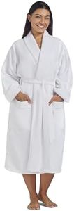 Women's Microfiber Robe by BOCA TERRY - Luxury Hotel Bathrobe, Long Spa Robes for Women - Generous Sizing