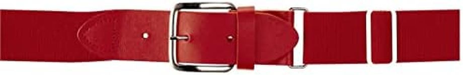 WILSON mens 1" apparel belts, Scarlet, 18 inches x 22 US