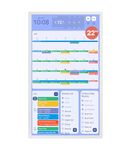 Cozyla Calendar+ 22 Inch Digital Calendar Wall Touch Screen Chore Chart To Do List Notepad Digital Family Calendar Electronic Meal Planner Support All Apps Via App Store Smart Calendar Wall Mount