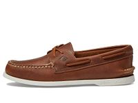 Sperry Men's A/O 2-Eye Cross Lace Boat Shoe, Tan, 15 M US