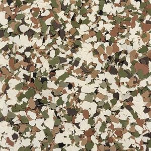 Armor Epoxy Floor Flakes for Interior Concrete Floors - 40 LB Box (Forest Canopy)