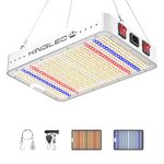 KINGPLUS Metal KingLED King Plus 1000 Watts Double Chips Full Spectrum LED Grow Light with UV and IR for Greenhouse Indoor Plant Veg and Flowers, Corded Electric