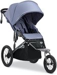 Joovy Zoom Lightweight Jogging Stroller Featuring High Child Seat, Shock-Absorbing Suspension, Extra-Large Air-Filled Tires, Parent Organizer, One-Handed Fold, and Easy One-Hand Fold, Slate