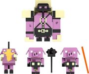 マテル(MATTEL) Minecraft HFG51 Legends Invaders from The Nether [4 Action Figure] [6 Years and Up] Purple