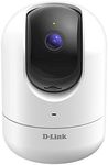 D-Link Australia Full HD Pan & Tilt Wi-Fi Camera (DCS-8526LH-AU), Person & Motion Detection, 1080p, Night Vision, Cloud or microSD Card Recording, Ethernet, ONVIF, Alexa, Google Assistant, WPA3, White