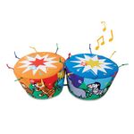 Melissa and Doug K's Kids Bongo Drums Soft Musical Instrument