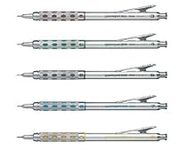 Pentel Graphgear 1000 Automatic Drafting Pencil, 0.3 mm, 0.4 mm, 0.5 mm, 0.7 mm, 0.9 mm 5pics Set