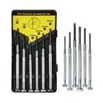 Spartan 6 in 1 Watchmaker Precision Screwdriver Set Multi Repair Screwdriver Tool Kit for Mobiles, Laptops, Electronics (6 Pieces), Black, (Spa-Z0307)