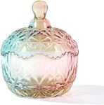 Magic Season Decorative Glass Jar (260 ml Multi-Colored / 1 Pcs)