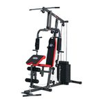 Life Line HG 007 Home Gym Machine All in One | Home Gym Equipment with Chest Press, LAT Pulldown | Multi Gym Machine for Home Ab Crunch & Preacher Curl Attachments | (Without Installation)