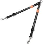 HOWGO Double Dog Leash - No Tangle 360 Swivel, Adjustable Dual Padded Handles, Clip Coupler, Splitter for Small, Medium, and Large Dogs