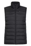 Mountain Warehouse Seasons Mens Padded Puffer Vest -Sleeveless Jacket Black Medium