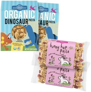 4 Pack: 2 Dinosaur Pasta & 2 Bunny Hop Pasta