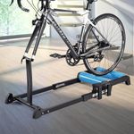 ZQJYMXM Folding Bike Roller Trainers, Bicycle Trainers for Exercise Riding, Foldable Bike Rollers for 24""-29"" Mountain Bike and 700C Road Bike, Indoor Bike Trainers Stand Exercise Station