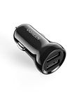 UGREEN Car Charger Mini 24w Car Phone Charger Portable 4.8A Dual USB Car Fast Adapter Compatible with iPhone SE 11 iPad Pro Galaxy S20 P40 Moto G8 G7 Redmi Note 8 Switch Tomtom SatNav etc