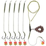 Carp Fishing Hair Rigs Carp Fishing Tackle Sinker Weights Carp Rig Set Up Carp Hooks Corn Bait Catfish Fishing Accessories Gear