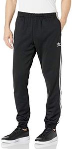 adidas Originals Men's Adicolor Classics Superstar Track Pants, Black/White, Medium